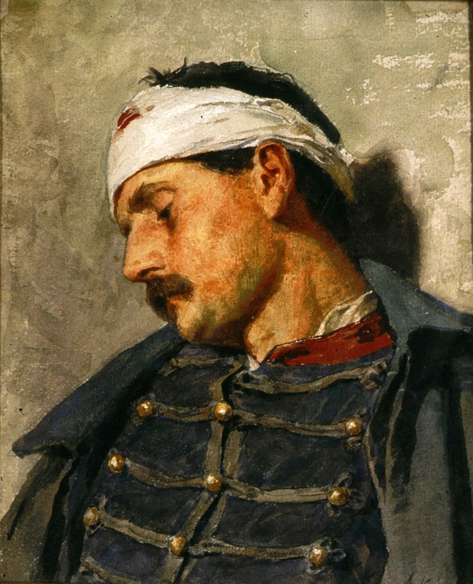wounded soldier